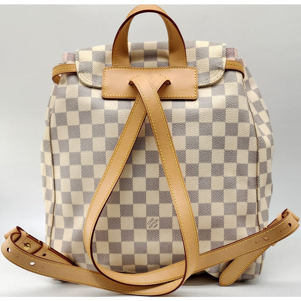 Louis Vuitton Sperone Backpack in Damier Azur Canvas | Mint Condition