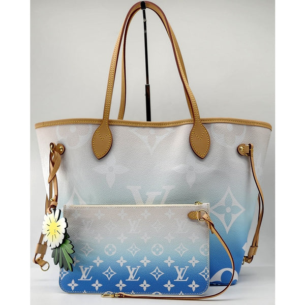 Louis Vuitton Neverfull MM Tote W/Pochette in Multicolor Special Edition Monogram Canvas | Like New Condition