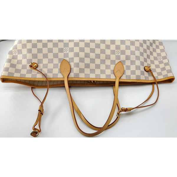 Louis Vuitton Neverfull GM Tote in Damier Azur Canvas Super Mint Condition