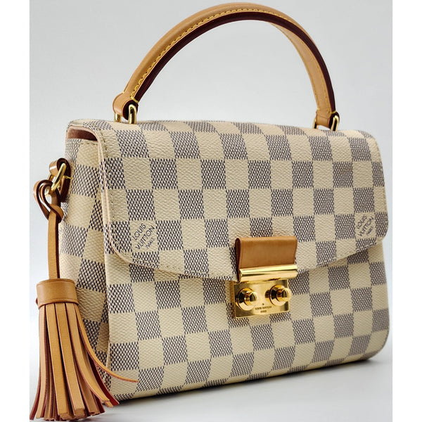 Louis Vuitton Croisette Damier Azur Canvas Crossbody Bag | Mint Condition