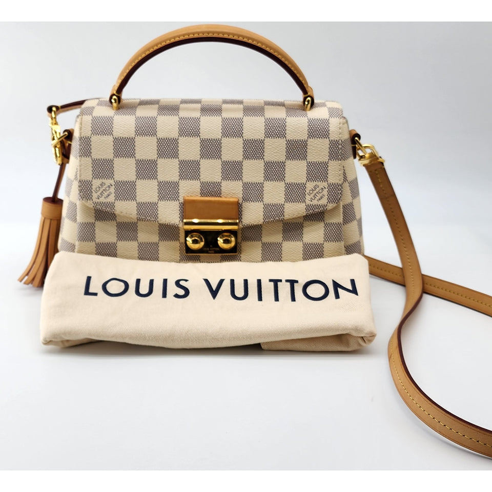 Louis Vuitton Croisette Damier Azur Canvas Crossbody Bag | Mint Condition