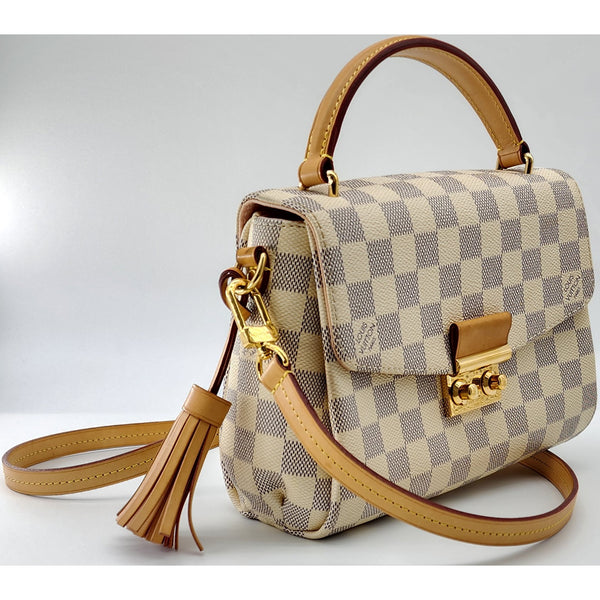 Louis Vuitton Croisette Damier Azur Canvas Crossbody Bag | Mint Condition