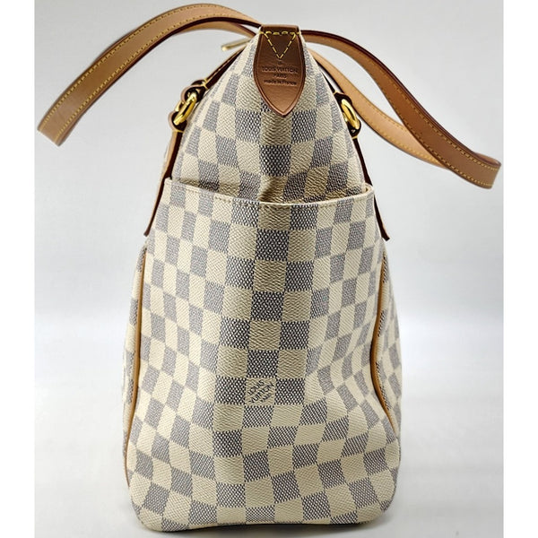 Louis Vuitton Totally MM Shoulder Bag in Damier Azur Canvas | Mint Condition