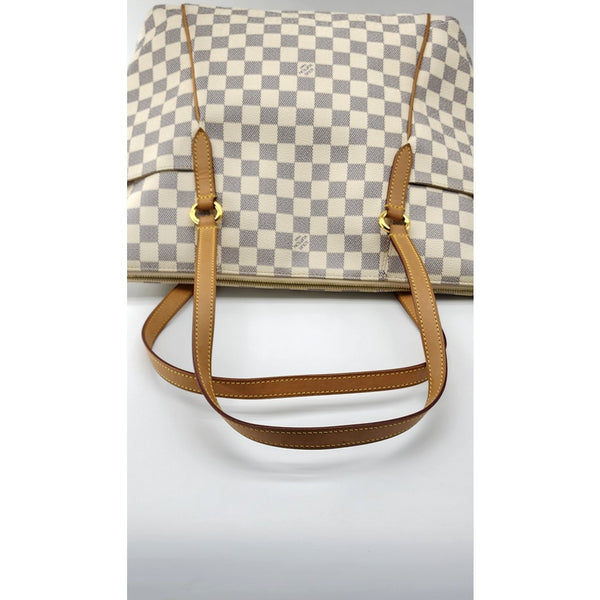 Louis Vuitton Totally MM Shoulder Bag in Damier Azur Canvas | Mint Condition