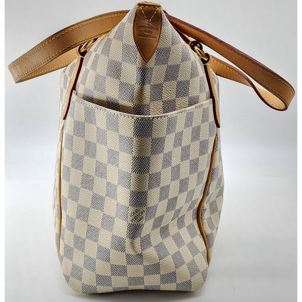 Louis Vuitton Totally MM Shoulder Bag in Damier Azur Canvas | Mint Condition