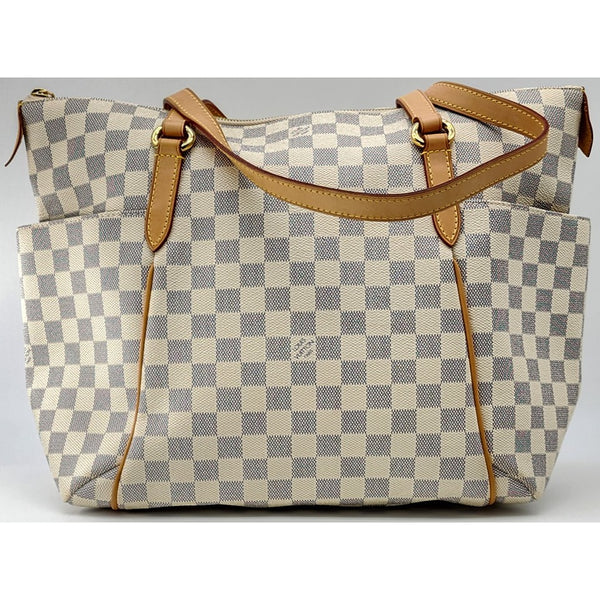 Louis Vuitton Totally MM Shoulder Bag in Damier Azur Canvas | Mint Condition