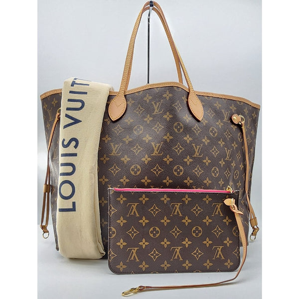 Louis Vuitton Neverfull GM Tote W/Pochette in Monogram Canvas in Mint Condition