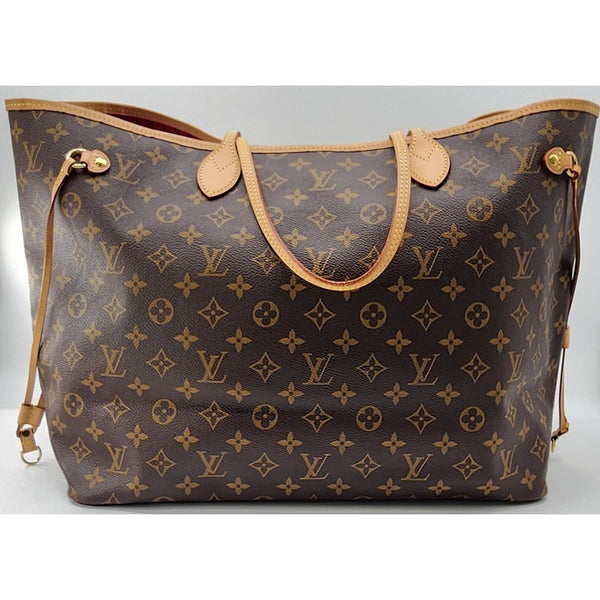 Louis Vuitton Neverfull GM Tote W/Pochette in Monogram Canvas in Mint Condition