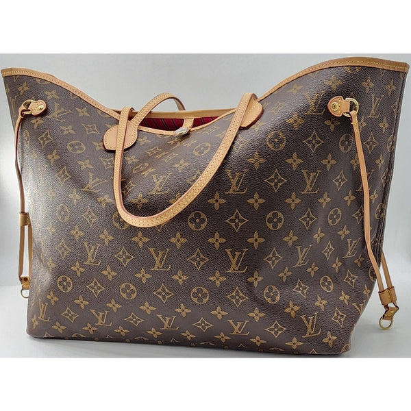 Louis Vuitton Neverfull GM Tote W/Pochette in Monogram Canvas in Mint Condition
