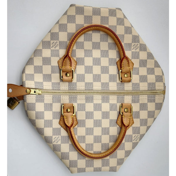 Louis Vuitton Speedy 30 Damier Azur Canvas Tote | Mint Condition