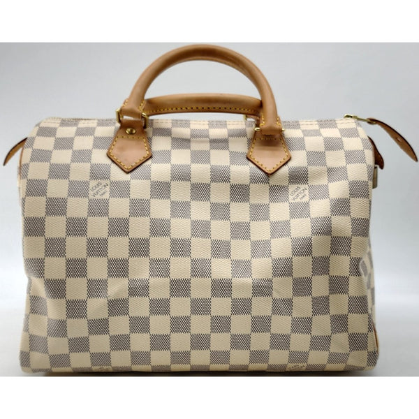 Louis Vuitton Speedy 30 Damier Azur Canvas Tote | Mint Condition