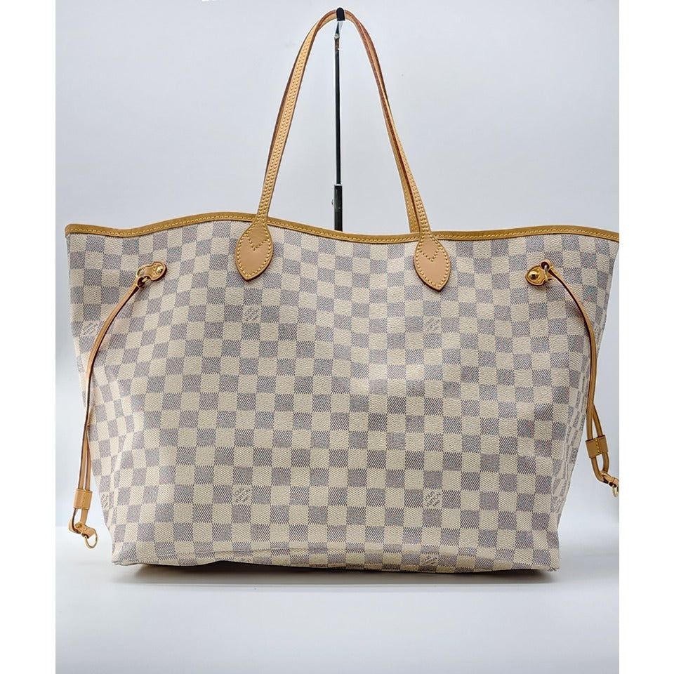 Louis Vuitton Neverfull GM Tote in Damier Azur Canvas Mint Condition