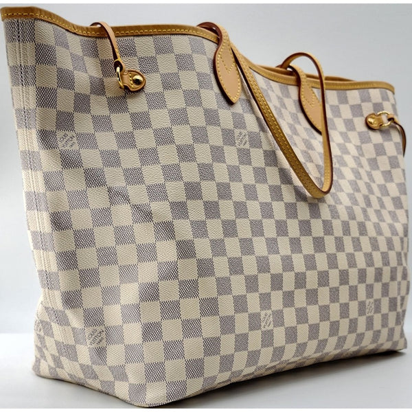 Louis Vuitton Neverfull GM Tote in Damier Azur Canvas Mint Condition