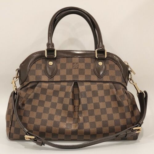 Louis Vuitton Trevi PM Damier Ebene Shoulder Bag in Mint Condition