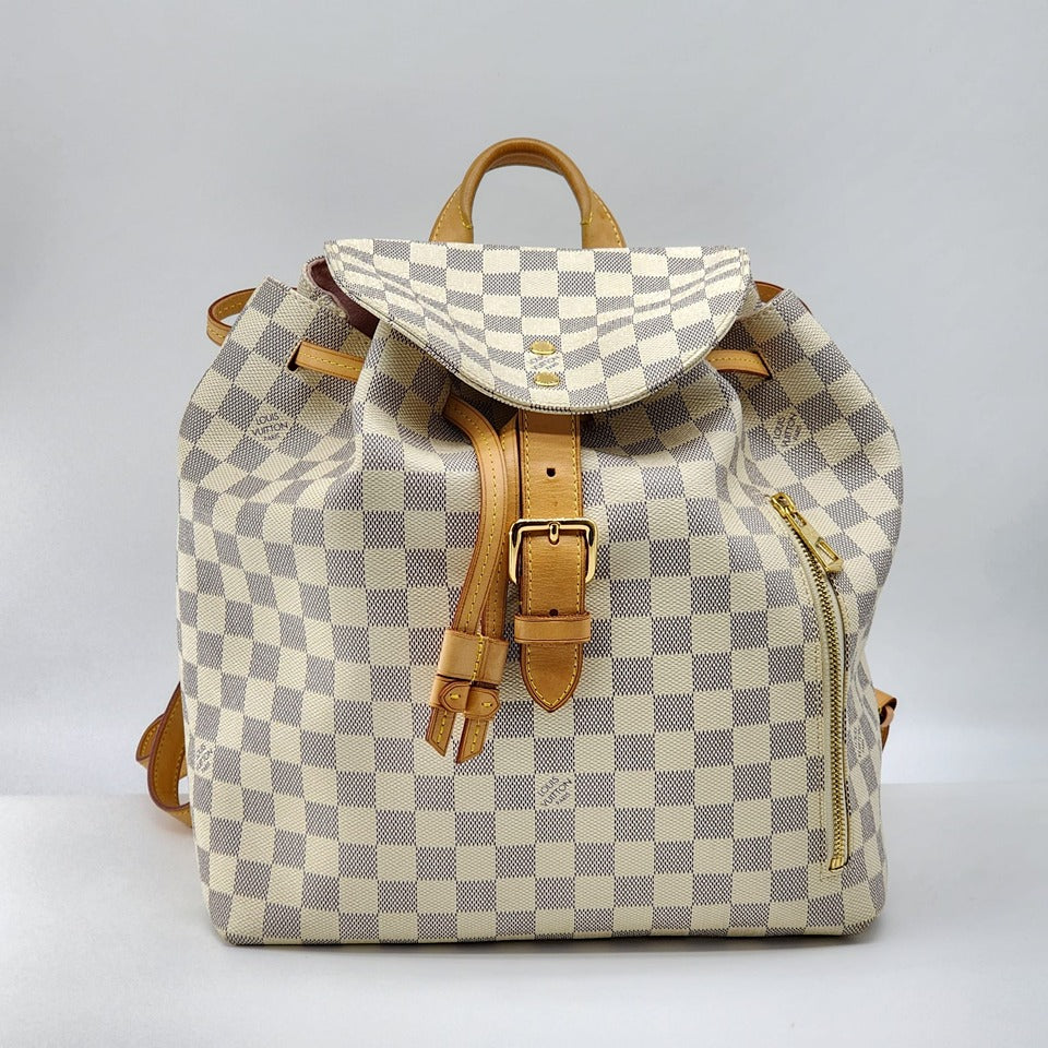 Louis Vuitton Sperone Backpack in Damier Azur Canvas | Excellent Condition