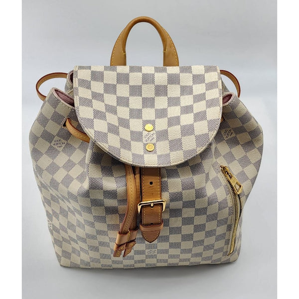 Louis Vuitton Sperone Backpack in Damier Azur Canvas | Excellent Condition