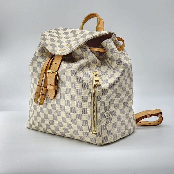 Louis Vuitton Sperone Backpack in Damier Azur Canvas | Excellent Condition