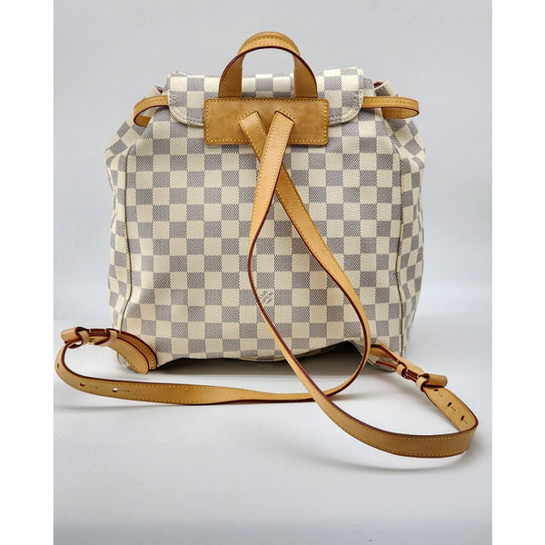 Louis Vuitton Sperone Backpack in Damier Azur Canvas | Excellent Condition