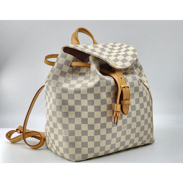 Louis Vuitton Sperone Backpack in Damier Azur Canvas | Excellent Condition