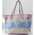 Louis Vuitton Escale Pastel Pink Neverfull MM Tote In Like New Condition