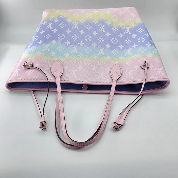 Louis Vuitton Escale Pastel Pink Neverfull MM Tote In Like New Condition