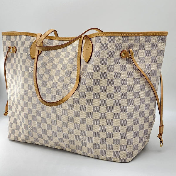 Louis Vuitton Neverfull GM Tote in Damier Azur Canvas Mint Condition