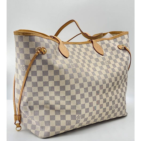 Louis Vuitton Neverfull GM Tote in Damier Azur Canvas Mint Condition