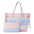 Louis Vuitton Escale Pastel Pink Neverfull MM With Pochette In Like New Condition