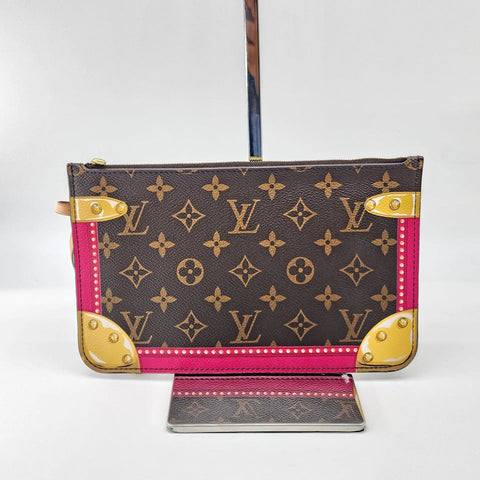 Louis Vuitton Neverfull L'oeil Screenl MM Pochette In Like New Condition