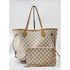 Louis Vuitton Neverfull MM Tote W/Pochette Damier Azur Canvas Mint Condition
