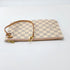 Louis Vuitton Neverfull MM Pochette Damier Azur Canvas Like New Condition