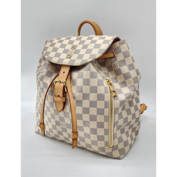 Louis Vuitton Sperone Backpack in Damier Azur Canvas | Mint Condition