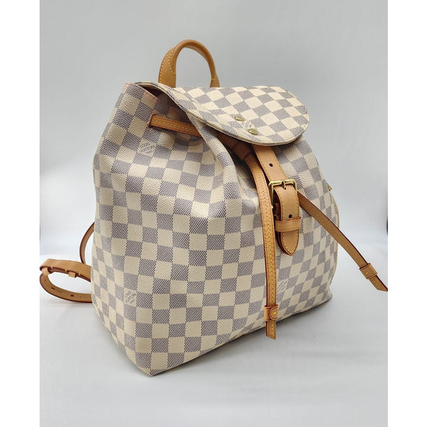 Louis Vuitton Sperone Backpack in Damier Azur Canvas | Mint Condition