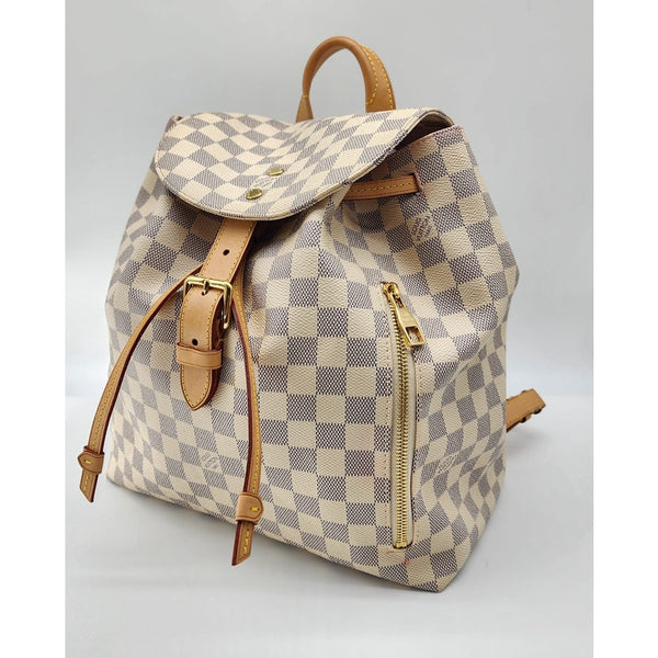 Louis Vuitton Sperone Backpack in Damier Azur Canvas | Mint Condition