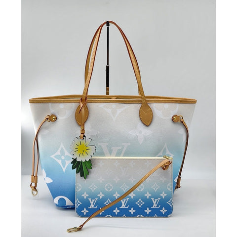 Louis Vuitton Neverfull MM Tote W/Pochette in Multicolor Special Edition Monogram Canvas | Like New Condition