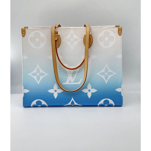 Louis Vuitton Monogram Giant By The Pool Onthego GM & Neverfull Tote Multicolor Special Edition In Super Mint and Like New Condition