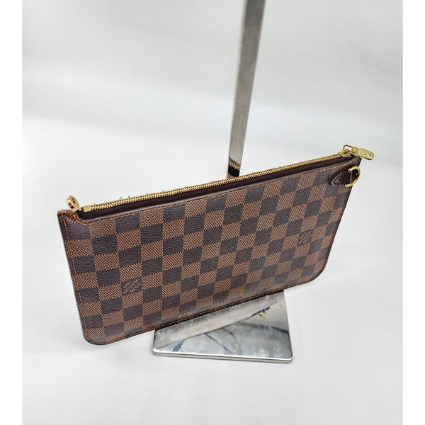 Louis Vuitton Neverfull GM Pochette in Damier Ebene | Good Condition