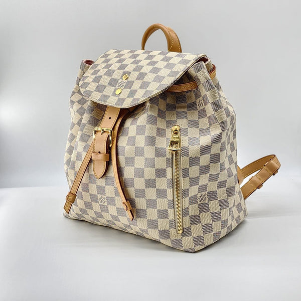 Louis Vuitton Sperone Backpack in Damier Azur Canvas | Mint Condition