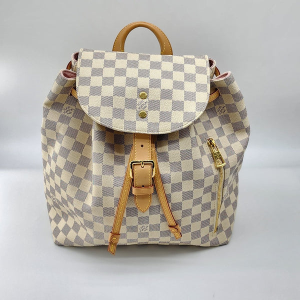 Louis Vuitton Sperone Backpack in Damier Azur Canvas | Mint Condition