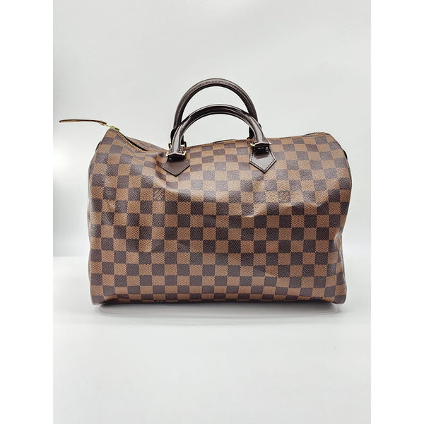 Louis Vuitton Speedy 35 Tote in Damier Ebene Canvas | Mint Condition