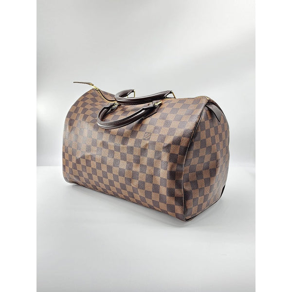 Louis Vuitton Speedy 35 Tote in Damier Ebene Canvas | Mint Condition