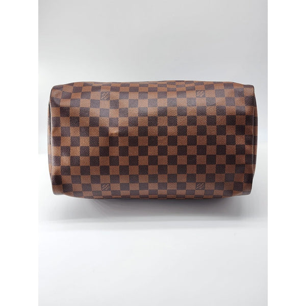 Louis Vuitton Speedy 35 Tote in Damier Ebene Canvas | Mint Condition