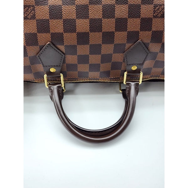 Louis Vuitton Speedy 35 Tote in Damier Ebene Canvas | Mint Condition