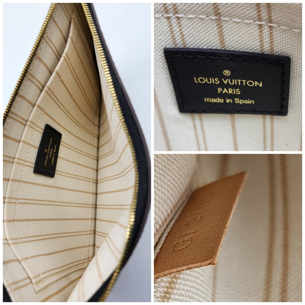 Louis Vuitton Giant Jungle MM Monogram Canvas Tote with Pochette | Like New Condition