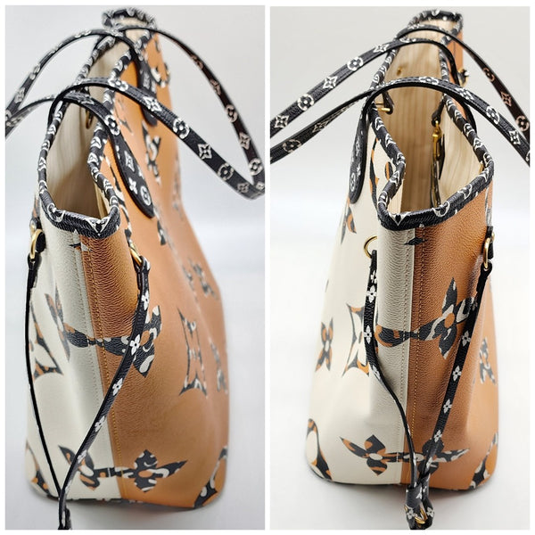 Louis Vuitton Giant Jungle MM Monogram Canvas Tote with Pochette | Like New Condition