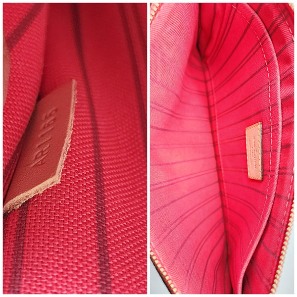 Louis Vuitton Neverfull Monogram V In Monogram Canvas Tote with Pochette in Excellent Condition