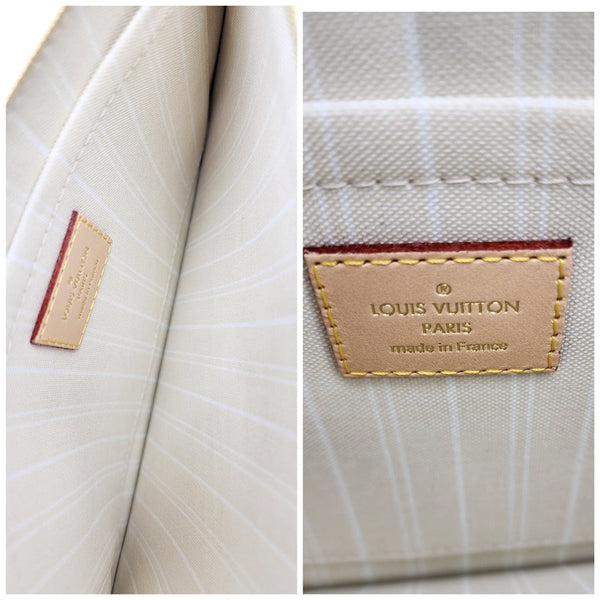 Louis Vuitton Neverfull MM Pochette in Multicolor Special Edition Monogram Canvas | Like New Condition