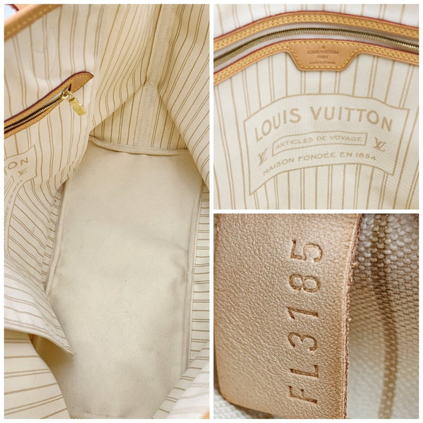 Louis Vuitton Neverfull GM Tote in Damier Azur Canvas Super Mint Condition