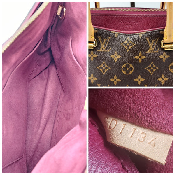 Louis Vuitton Pallas MM Satchel in Monogram Canvas | Excellent Condition