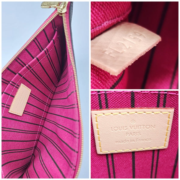 Louis Vuitton Neverfull GM Tote W/Pochette in Monogram Canvas in Mint Condition